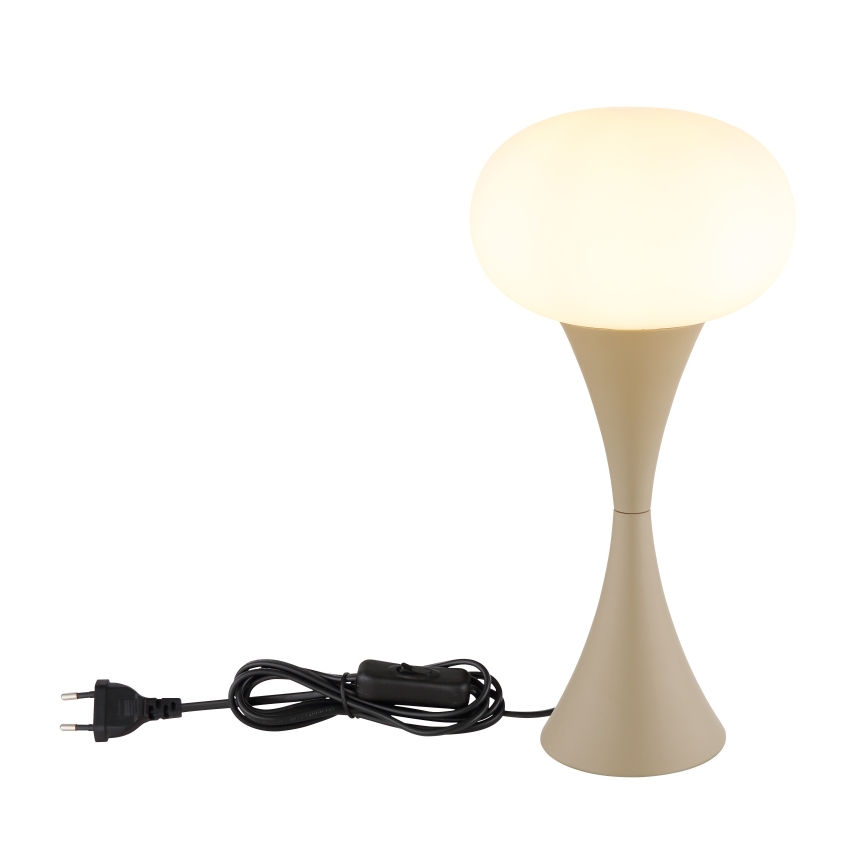 Globo - Pöytävalaisin 1xE14/25W/230V beige