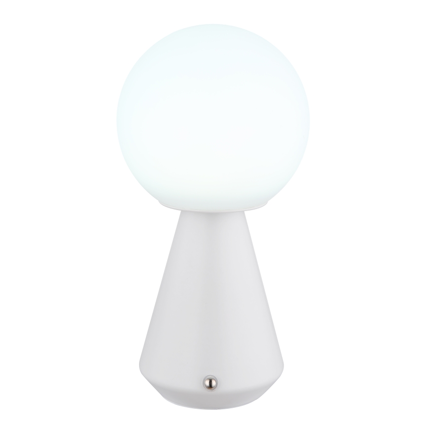 Globo - LED-säädettävä kosketuspöytävalaisin ulkokäyttöön LED/1,5W/5V 3000/4500/6500K 1800 mAh IP41 valkoinen