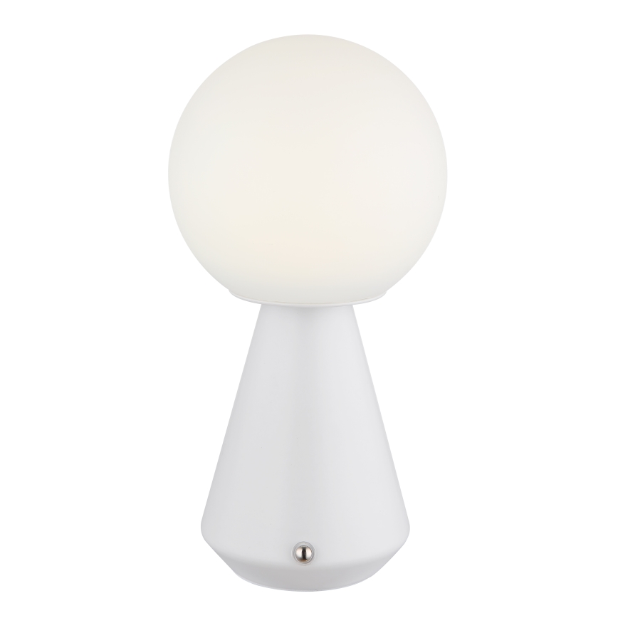 Globo - LED-säädettävä kosketuspöytävalaisin ulkokäyttöön LED/1,5W/5V 3000/4500/6500K 1800 mAh IP41 valkoinen