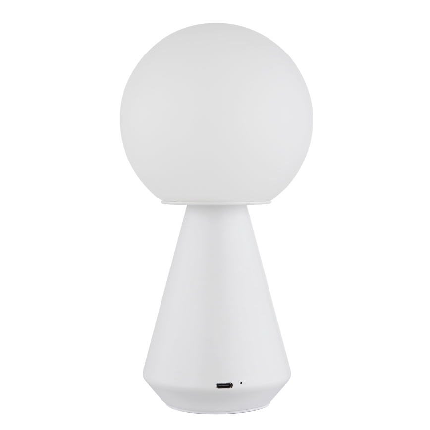 Globo - LED-säädettävä kosketuspöytävalaisin ulkokäyttöön LED/1,5W/5V 3000/4500/6500K 1800 mAh IP41 valkoinen