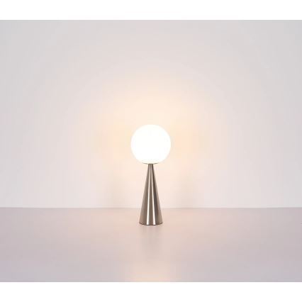 Globo - Pöytävalaisin 1xE27/40W/230V mattakromi