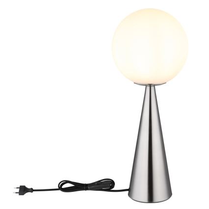 Globo - Pöytävalaisin 1xE27/40W/230V mattakromi
