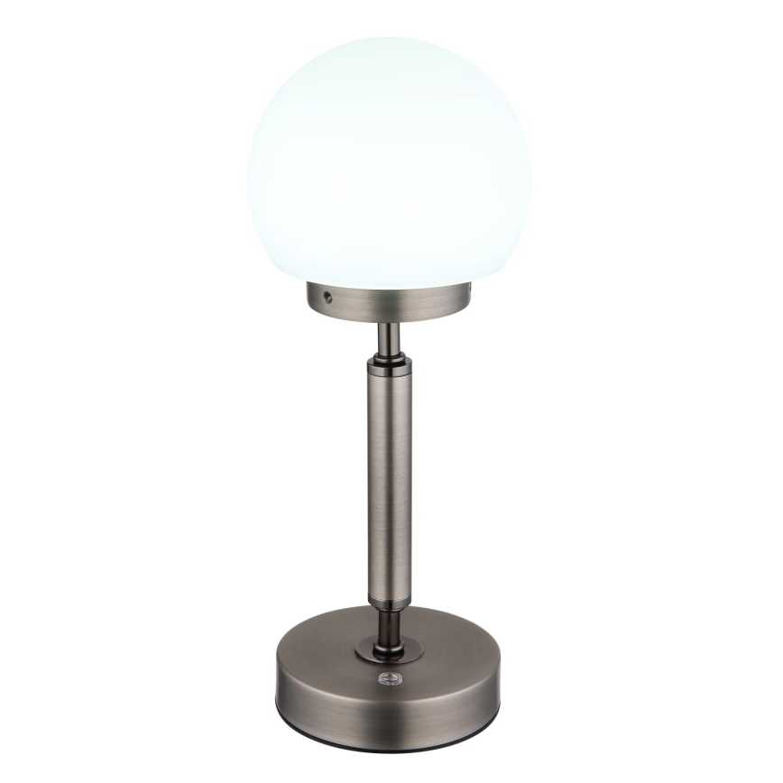 Globo - LED Himmennettävä ladattava kosketuspöytävalaisin LED/2,5W/5V 1800mAh 2700/4000/6500K antrasiitti