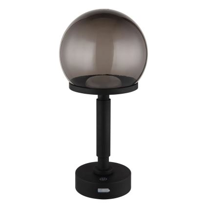 Globo - LED Himmennettävä ladattava kosketuspöytävalaisin LED/2,5W/5V 1800mAh 2700/4000/6500K musta