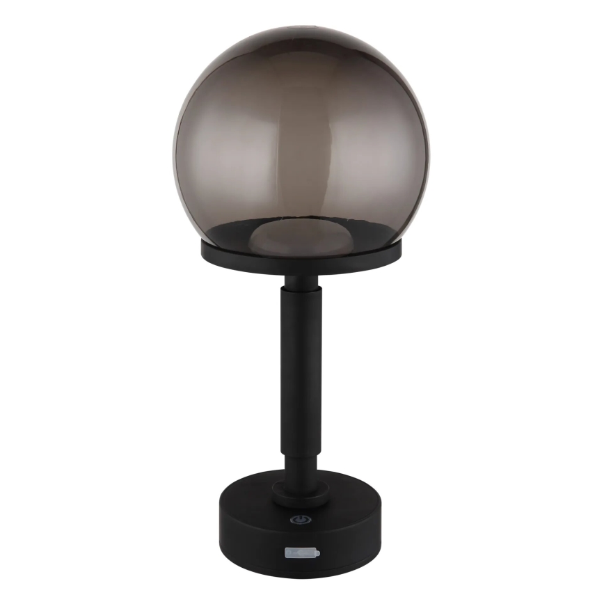 Globo - LED Himmennettävä ladattava kosketuspöytävalaisin LED/2,5W/5V 1800mAh 2700/4000/6500K musta