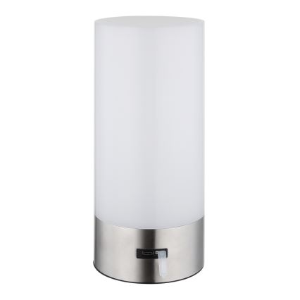Globo - LED RGBW Himmennettävä kosketus ulko pöytävalaisin LED/1,8W/5V 1500 mAh IP44 mattakromi