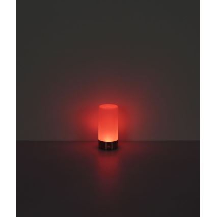 Globo - LED RGBW Himmennettävä kosketus ulko pöytävalaisin LED/1,8W/5V 1500 mAh musta