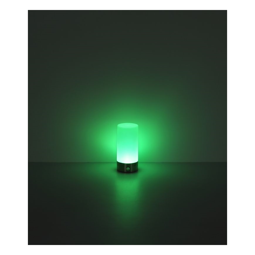 Globo - LED RGBW Himmennettävä kosketus ulko pöytävalaisin LED/1,8W/5V 1500 mAh musta