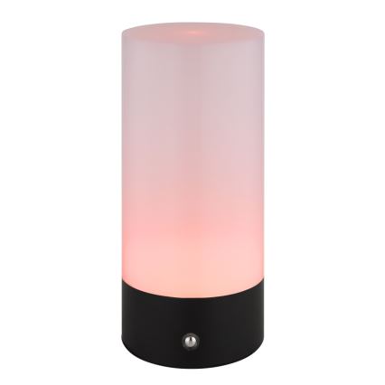 Globo - LED RGBW Himmennettävä kosketus ulko pöytävalaisin LED/1,8W/5V 1500 mAh musta