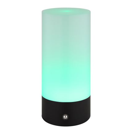 Globo - LED RGBW Himmennettävä kosketus ulko pöytävalaisin LED/1,8W/5V 1500 mAh musta