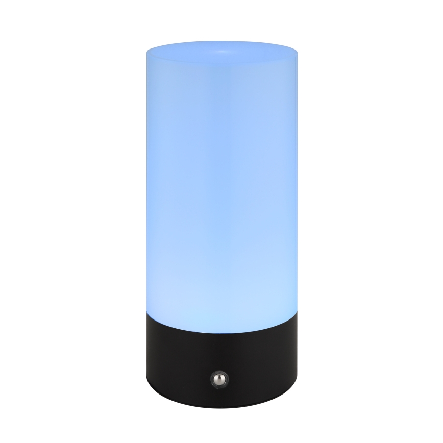 Globo - LED RGBW Himmennettävä kosketus ulko pöytävalaisin LED/1,8W/5V 1500 mAh musta