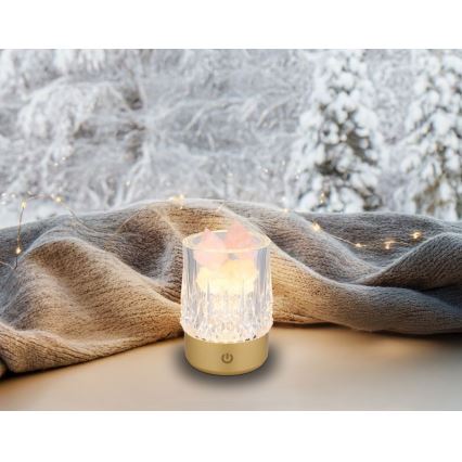 Globo - LED himmennettävä kosketuspöytävalaisin LED/1W/5V 3000K 1200 mAh kulta