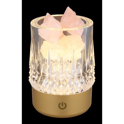 Globo - LED himmennettävä kosketuspöytävalaisin LED/1W/5V 3000K 1200 mAh kulta