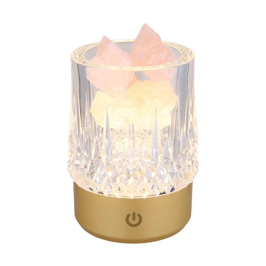 Globo - LED himmennettävä kosketuspöytävalaisin LED/1W/5V 3000K 1200 mAh kulta