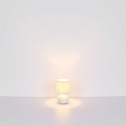 Globo - Pöytävalaisin 1xE14/40W/230V beige/ keraaminen