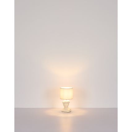 Globo - Pöytävalaisin 1xE14/40W/230V kerma