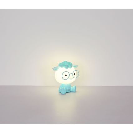 Globo - LED Himmennettävä ladattava lasten yö pieni lamppu LED/1W/5V 500 mAh sininen
