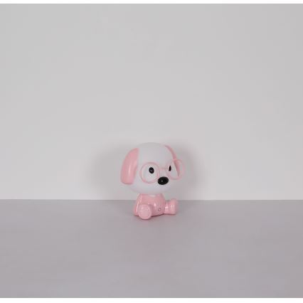 Globo - LED Himmennettävä ladattava lasten yö pieni lamppu LED/1W/5V 500 mAh vaaleanpunainen