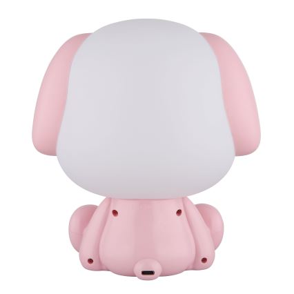 Globo - LED Himmennettävä ladattava lasten yö pieni lamppu LED/1W/5V 500 mAh vaaleanpunainen