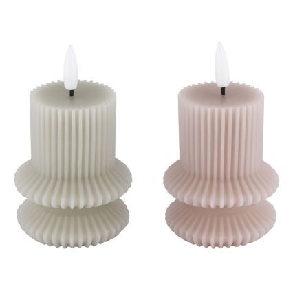 Globo - SETTI 2x LED-kynttilä LED/0,06W/3V 1xCR2032 210 mAh