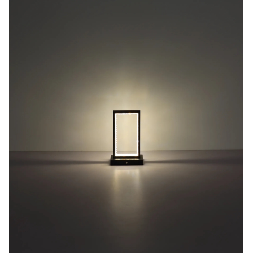 Globo - Himmennettävä LED-kosketuspöytävalaisin LED/3W/3,7V 2700K/4000K/6500K 1800 mAh USB musta