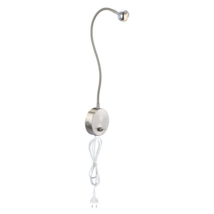 Globo - LED Joustava pieni lamppu LED/3W/230V kiiltävä kromi