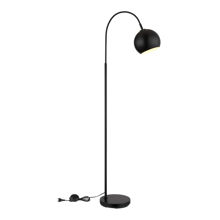 Globo - Lattialamppu 1xE27/60W/230V musta