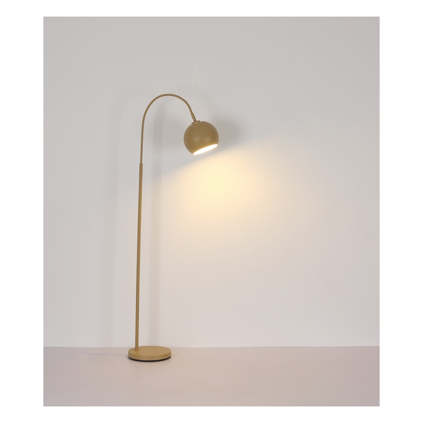 Globo - Lattialamppu 1xE27/60W/230V beige