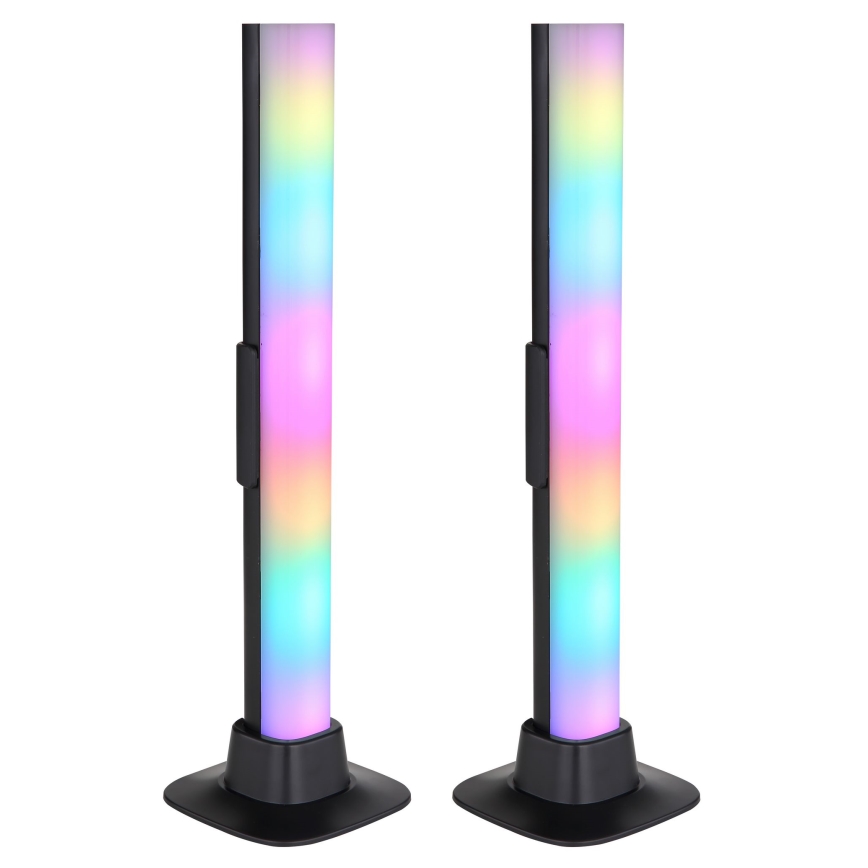 Globo RGB- SETTI 2x LED RGB Himmennettävä pöytävalaisin 2in1 LED/2W/5V USB Wi-Fi Tuya
