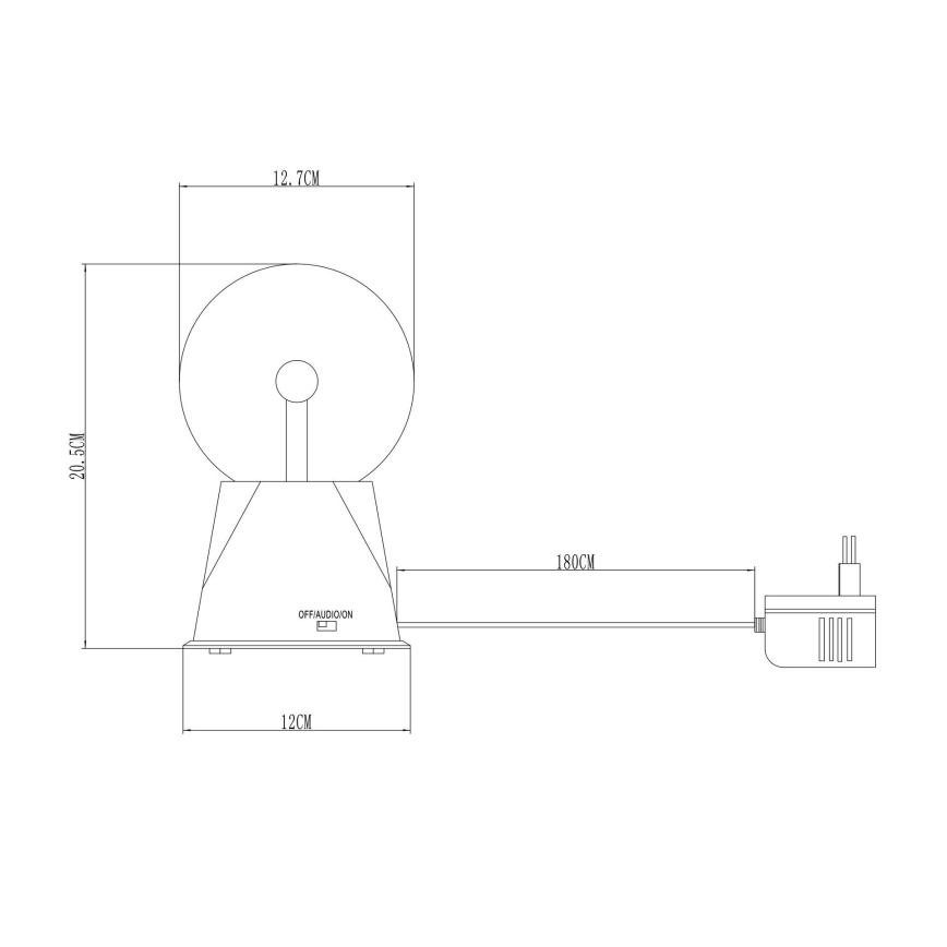 Globo - LED-pöytävalaisin LED/3,6W/230V