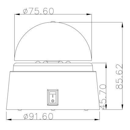 Globo - LED-koristelamppu 6xLED/0,06W/3xAA