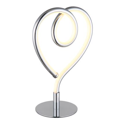 Globo - LED-pöytävalaisin LED/6W/230V kiiltävä kromi