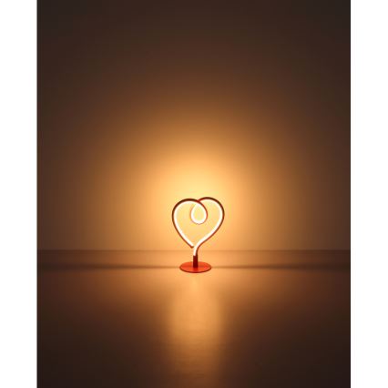 Globo - LED-pöytävalaisin LED/6W/230V punainen