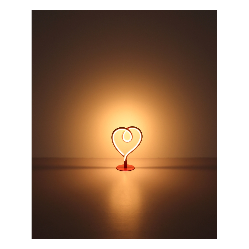 Globo - LED-pöytävalaisin LED/6W/230V punainen