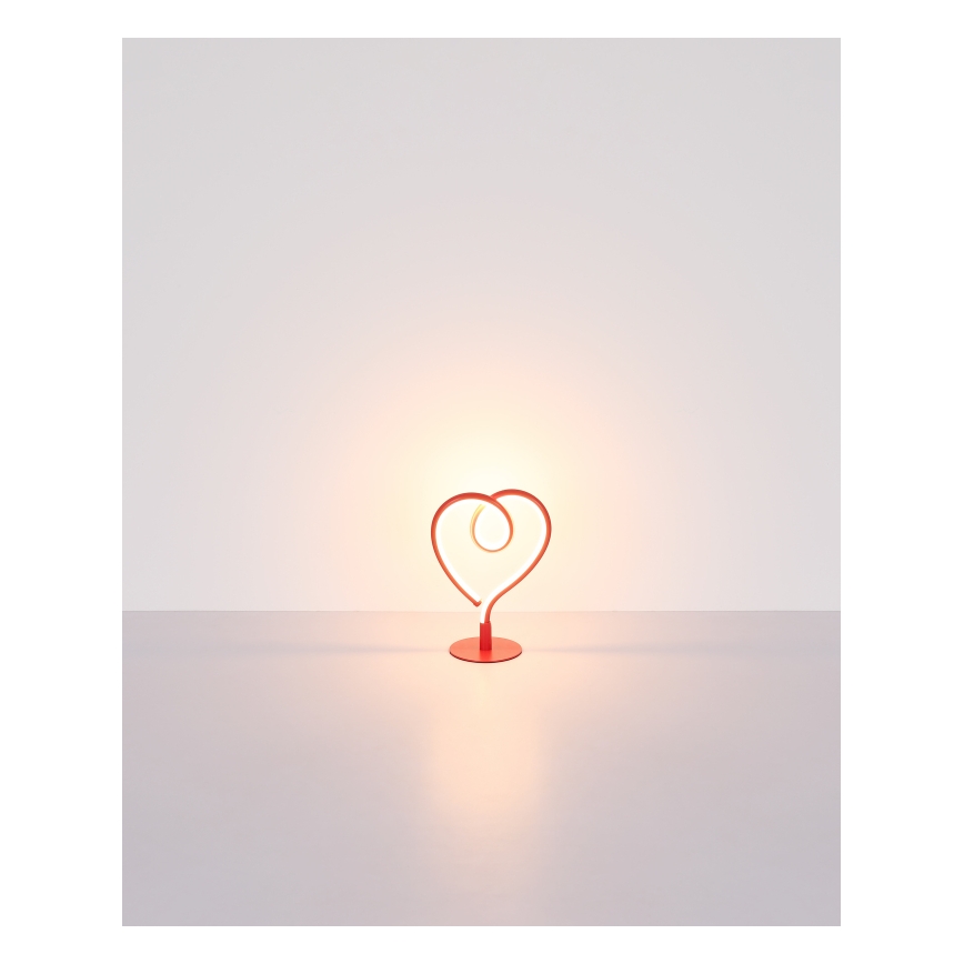 Globo - LED-pöytävalaisin LED/6W/230V punainen