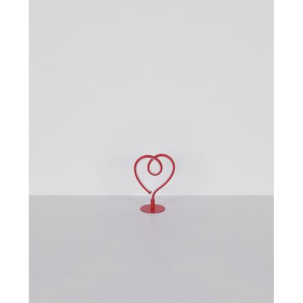 Globo - LED-pöytävalaisin LED/6W/230V punainen