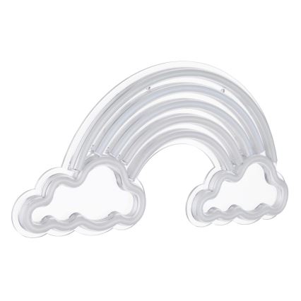 Globo - LED Neon seinäkoriste LED/3W/USB sateenkaari