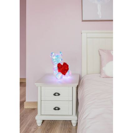 Globo - LED-pöytäkoriste LED/6W/5V USB karhu