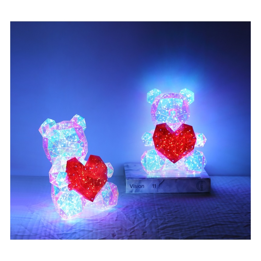 Globo - LED-pöytäkoriste LED/6W/5V USB karhu