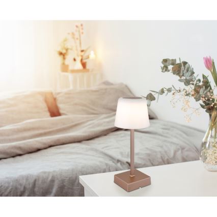 Globo - Himmennettävä LED-kosketuspöytävalaisin LED/2W/5V 3000/4500/6500K 800 mAh beige