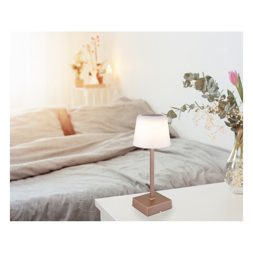 Globo - Himmennettävä LED-kosketuspöytävalaisin LED/2W/5V 3000/4500/6500K 800 mAh beige