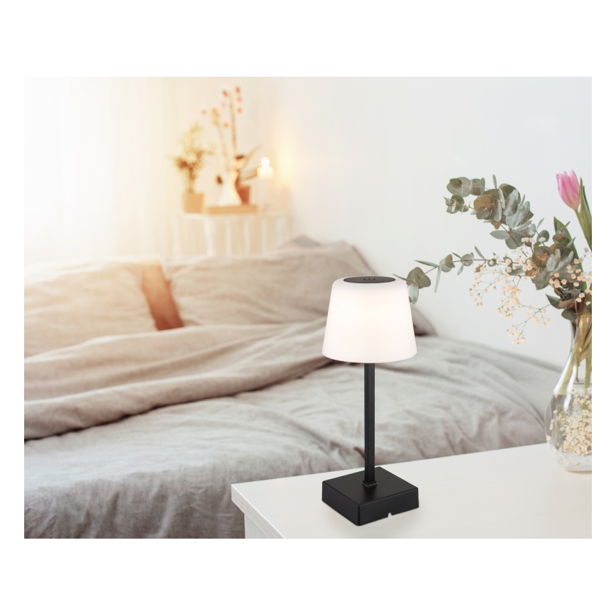 Globo - Himmennettävä LED-kosketuspöytävalaisin LED/2W/5V 3000/4500/6500K 800 mAh musta