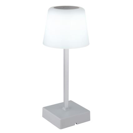 Globo - Himmennettävä LED-kosketuspöytävalaisin LED/2W/5V 3000/4500/6500K 800 mAh hopea