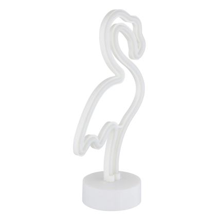 Globo - LED Neon pöytä koriste LED/2W/3xAA flamingo