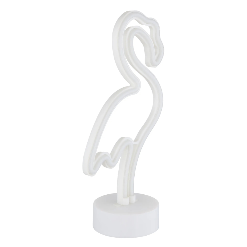 Globo - LED Neon pöytä koriste LED/2W/3xAA flamingo