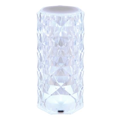 Globo - LED RGB ladattava kosketuspöytävalaisin LED/0,6W/3,7V 500mAh