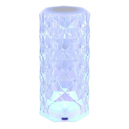 Globo - LED RGB ladattava kosketuspöytävalaisin LED/0,6W/3,7V 500mAh