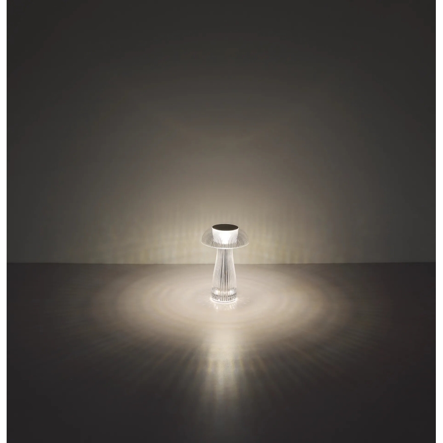 Globo - LED Himmennettävä ja ladattava pöytälamppu LED/1,5W/5V 800mAh 2700K/4000K/6500K