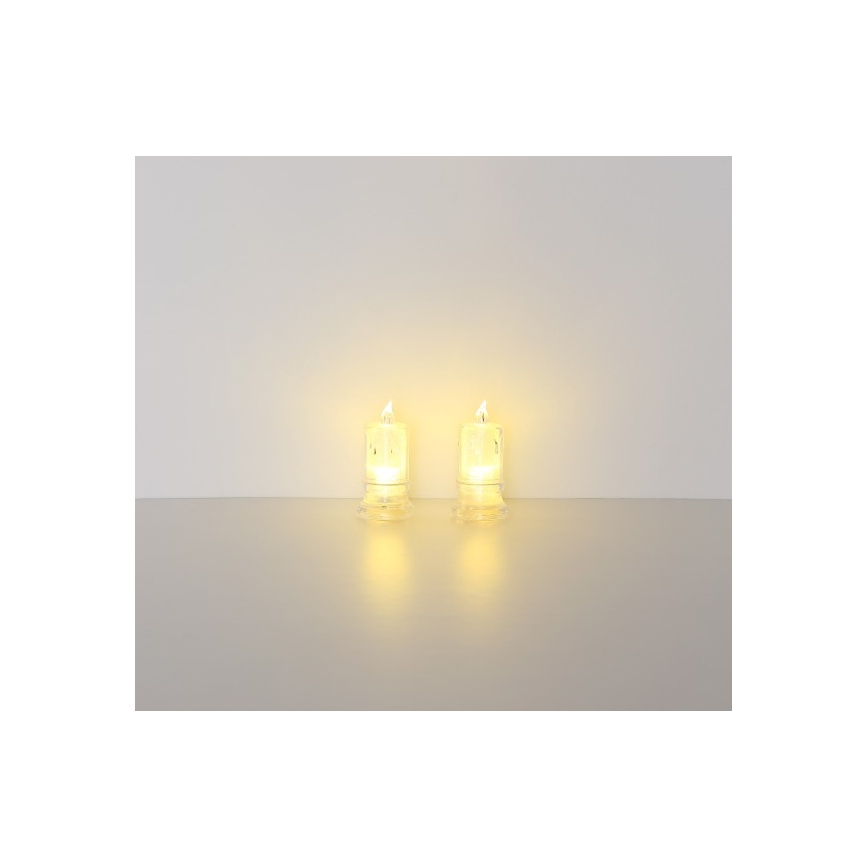 Globo - SETTI 2x LED Kynttilä LED/0,25W/3xLR1130