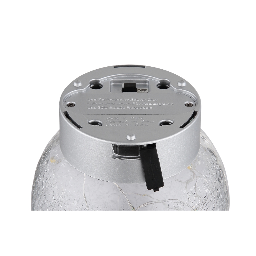 Globo - LED ladattava koristepöytälamppu 25xLED/0,06W/5V 600 mAh IP44